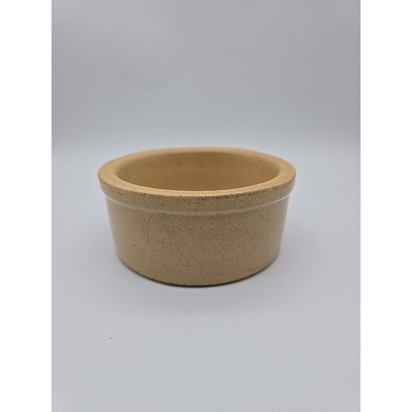 Vintage RRP Roseville Pottery 6" Dog Pet Dish Crock Glazed Feeder Bowl #250-5" - Picture 3 of 10